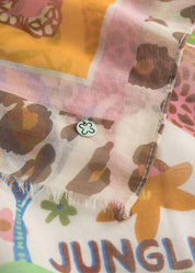 Schal aus Baumwolle - GRE2 - Grün