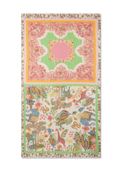 Schal aus Baumwolle - GRE2 - Grün