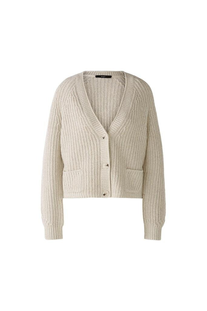 Strickjacke aus Baumwollmischung - 0711 - Beige