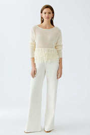 Jeans Loose Fit - 1052-champagne - Weiß