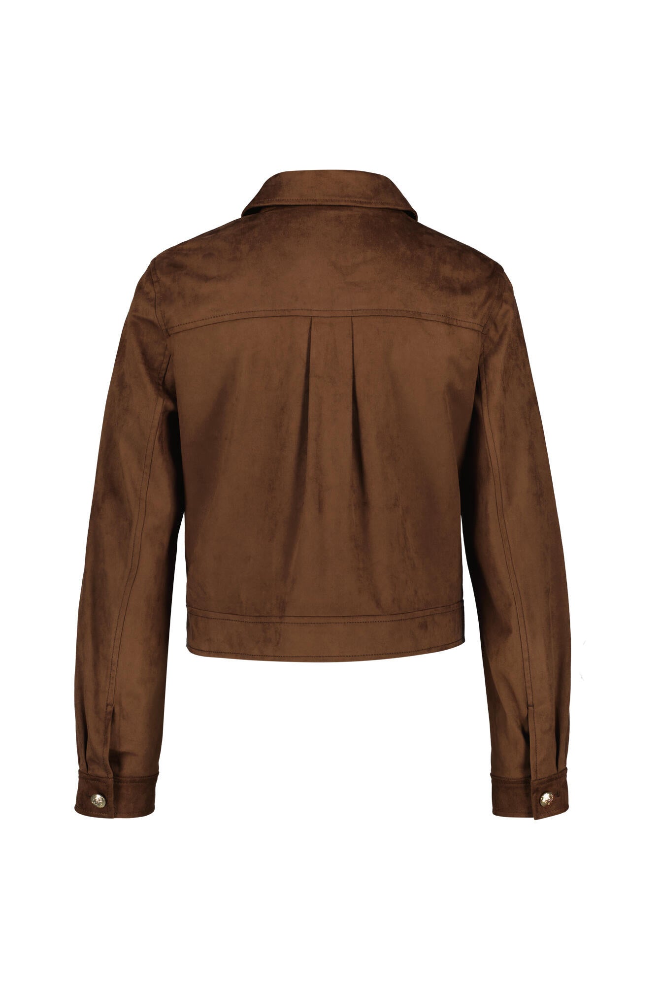 Overshirt mit aufgesetzten Taschen - 8434-fondue fudge - Braun