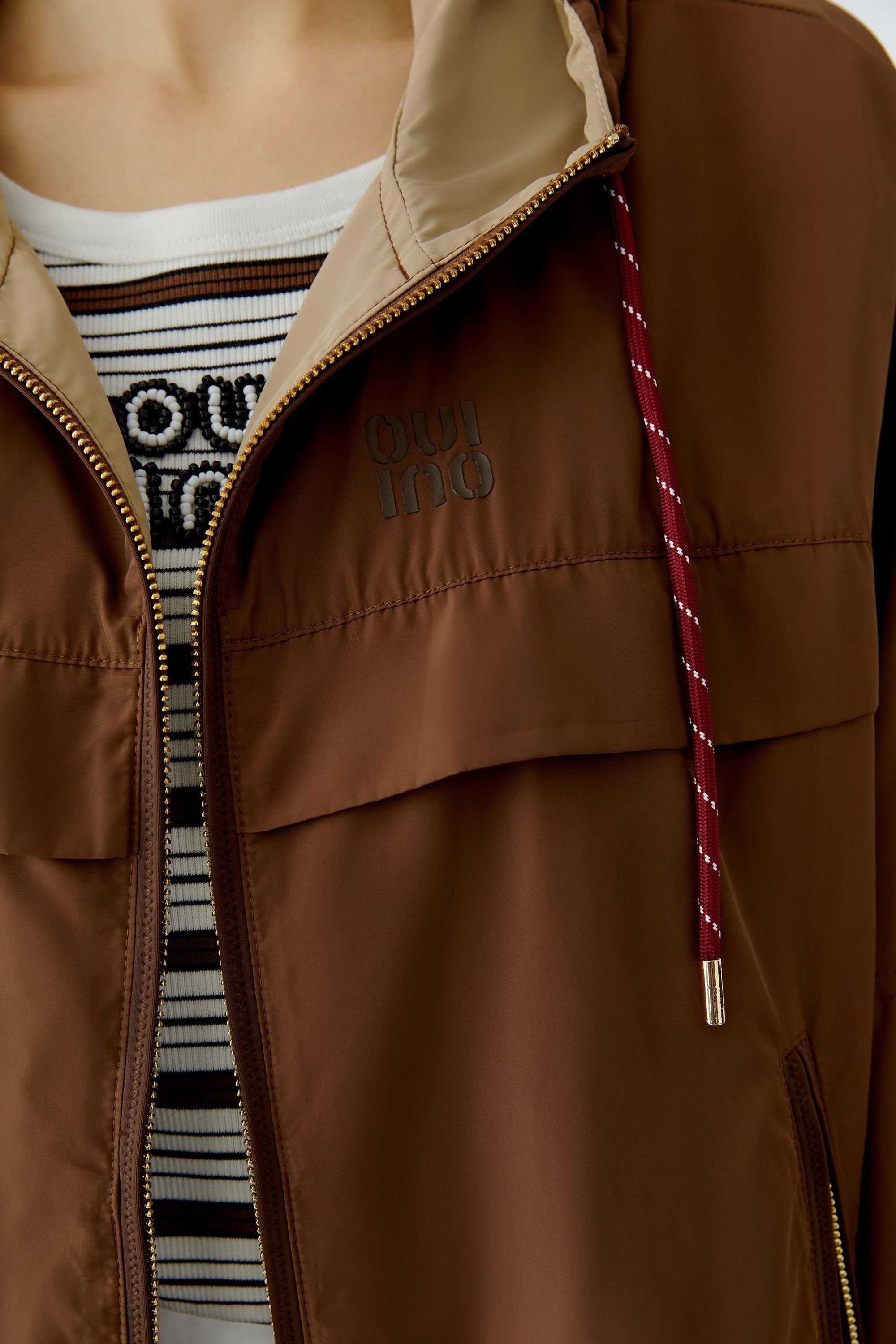 Blouson-Jacke Relaxed FIt - 8434-fondue fudge - Braun