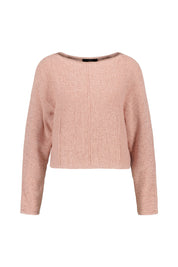 Strickpullover aus Baumwollmix - 3092-dusty rose - Rosa