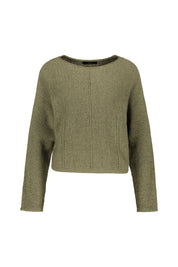 Strickpullover aus Baumwollmix - 6702-green garden - Grün