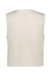 Weste aus Viskosemix - 1088-whitecap gray - Creme