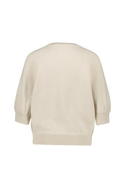 Sweatshirt aus Baumwolle - 1088-whitecap gray - Beige