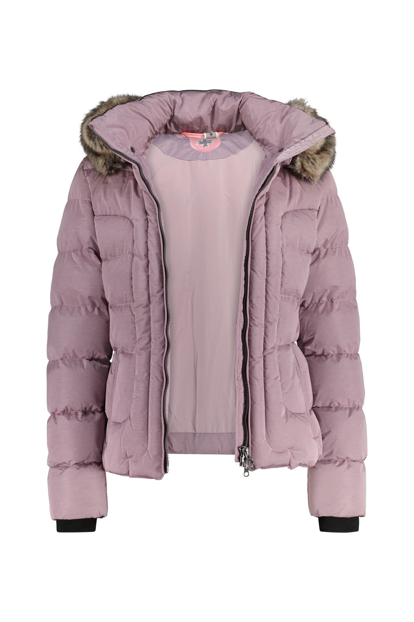 Winterjacke ASTORIA SHORT - Lavendermelange - Violett