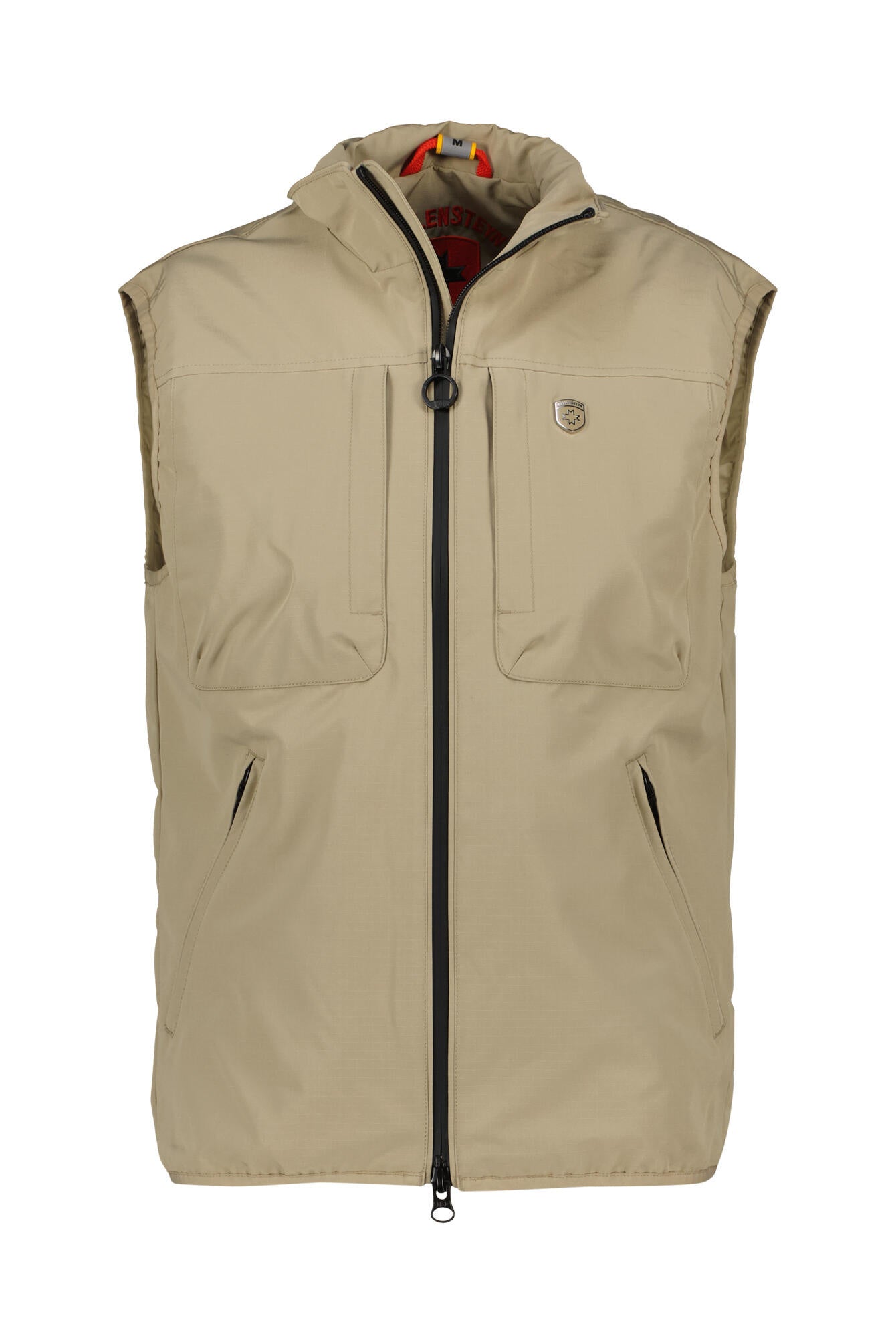 Weste CYBER VEST mit Stehkragen - Sand - Beige