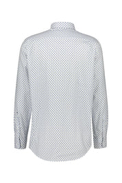 Hemd mit Kent-Kragen aus Baumwolle Regular Fit - 14 - Weiß | Blau