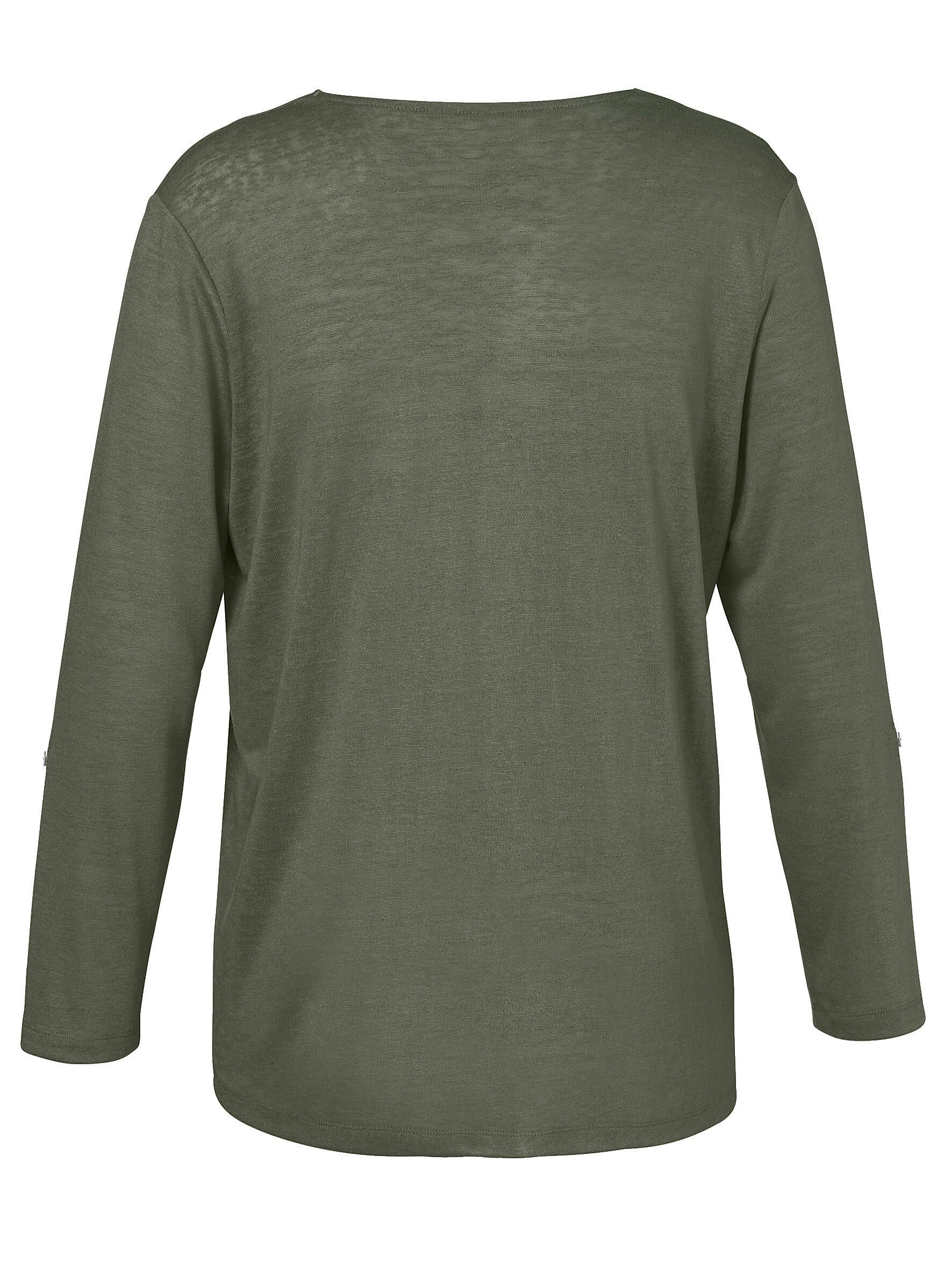 Strickjacke aus Viskosemix - 520 - Grün