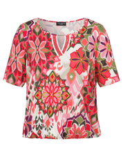 T-Shirt aus Viskose - 643 - Rosa
