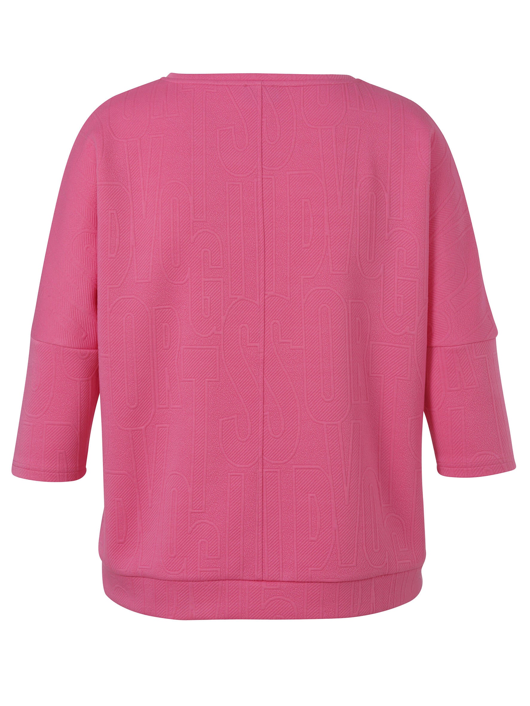 Sweatshirt mit Rundhalsausschnitt - 650-pink - Pink