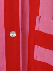 Bluse aus Viskose - 650350-pink / rot - Pink