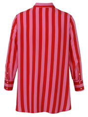 Bluse aus Viskose - 650350-pink / rot - Pink