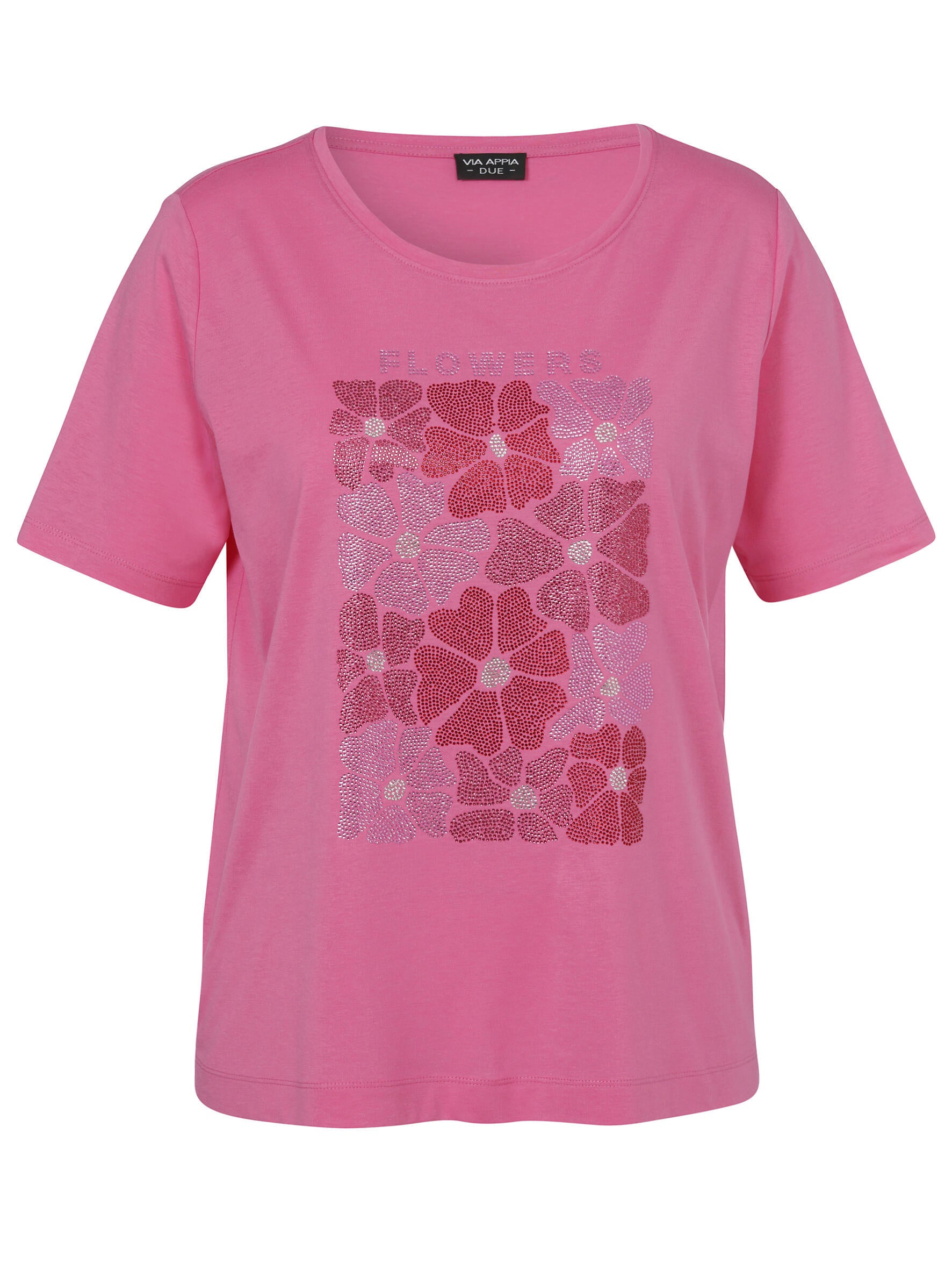 T-Shirt aus Baumwolle - 653-pink multicolor - Pink