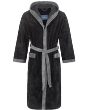 Bademantel ELIO - 4-schwarz - Schwarz