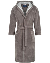 Bademantel DANIEL - 6313-terra/graubraun - Braun