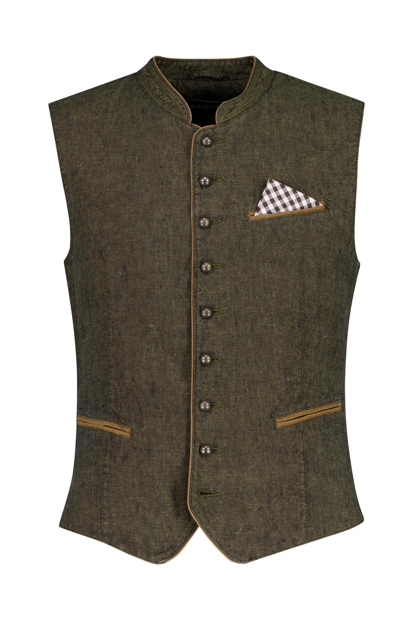 Trachtenweste PLATZHIRSCH - 57-oliv - Grün