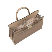 Handtasche FARAH L - 0072-TAUPE - Grau