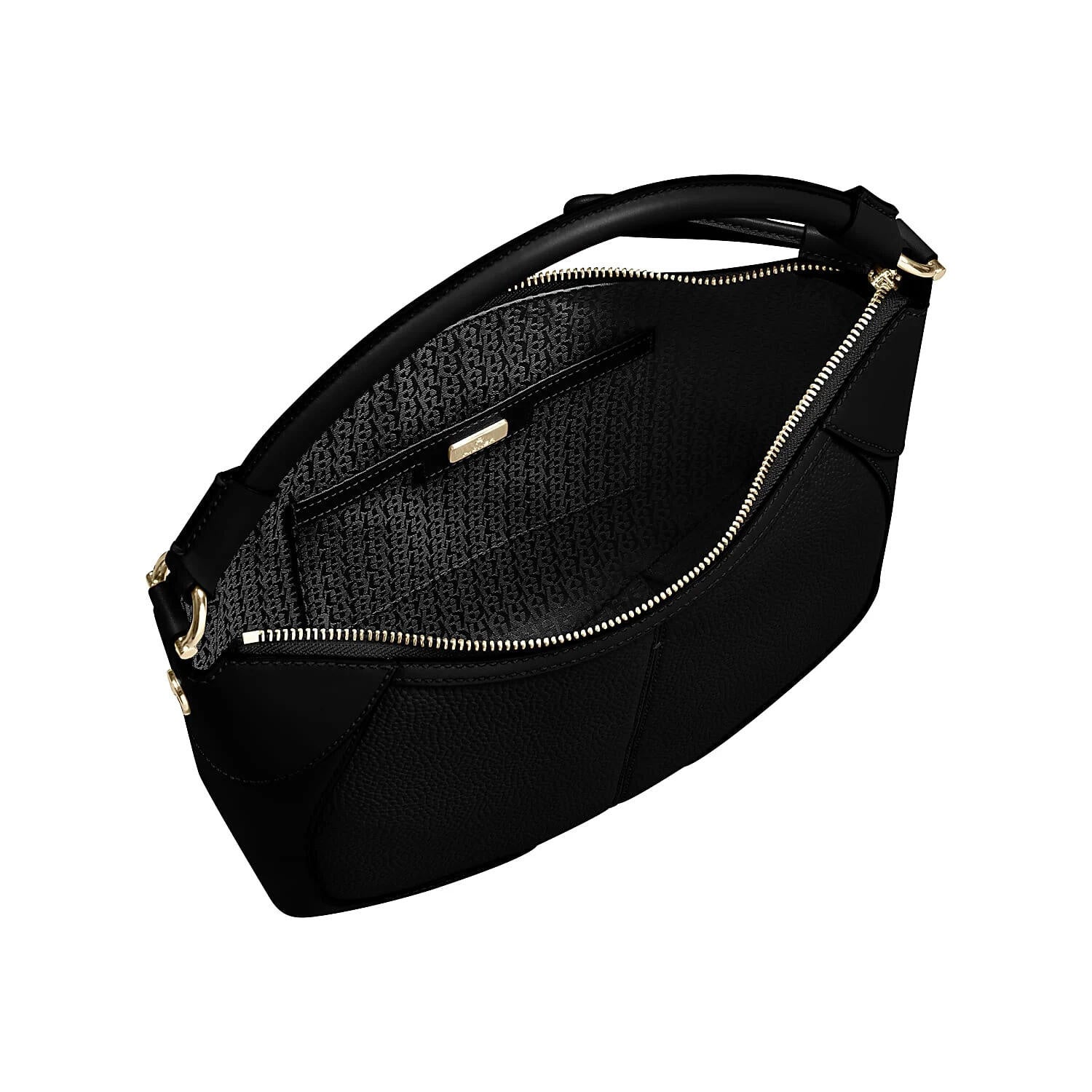 Beuteltasche AMBRA M - 0002-BLACK - Schwarz