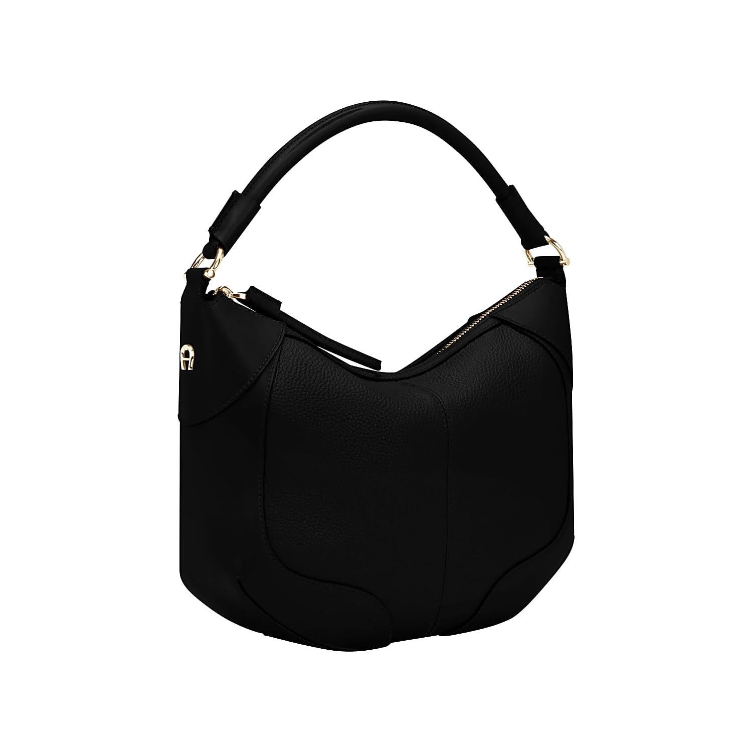 Beuteltasche AMBRA M - 0002-BLACK - Schwarz