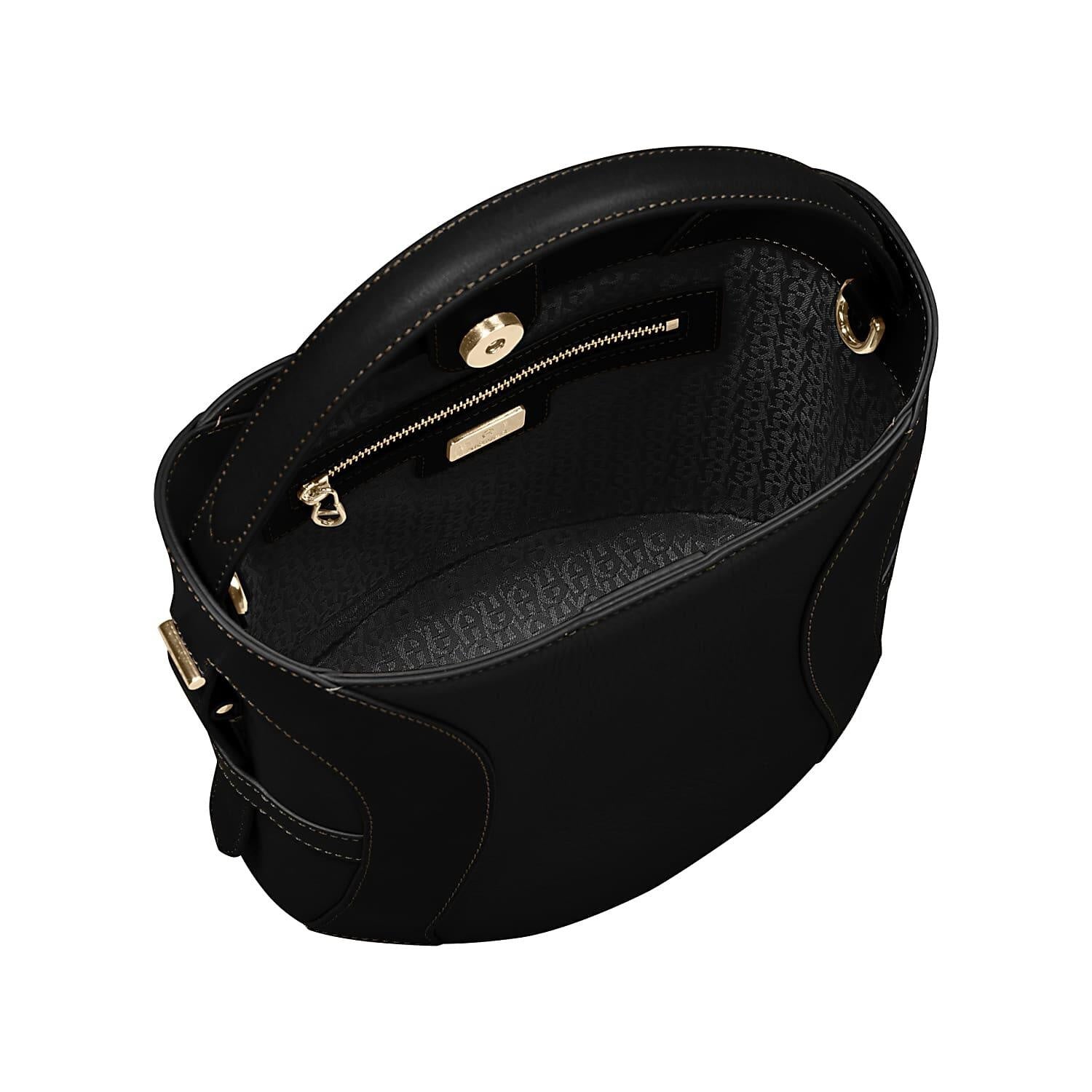 Beuteltasche DEBORAH S - 0002-BLACK - Schwarz