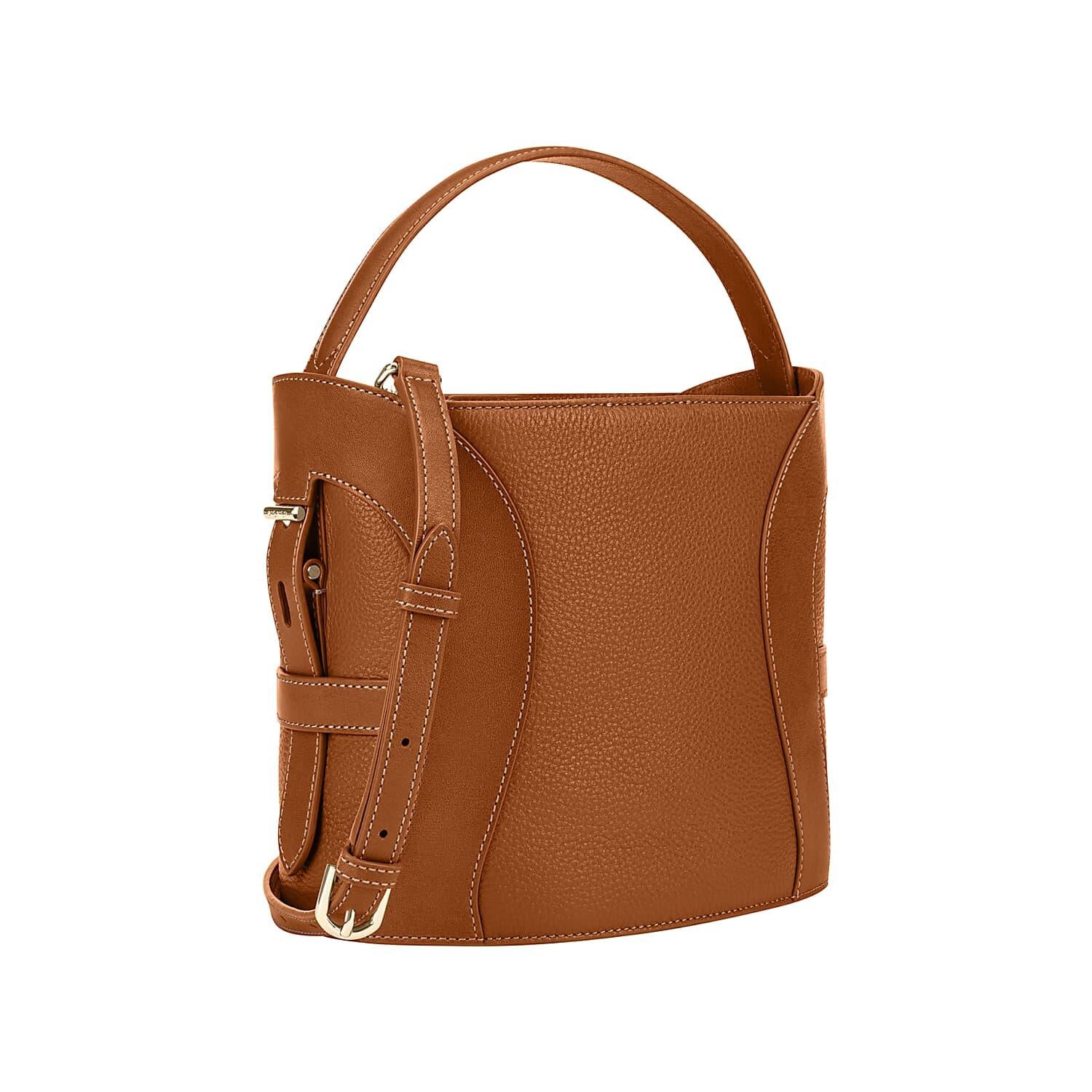 Beuteltasche DEBORAH S - 0035-COGNAC BROWN - Braun