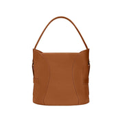 Beuteltasche DEBORAH L - 0035-COGNAC BROWN - Braun