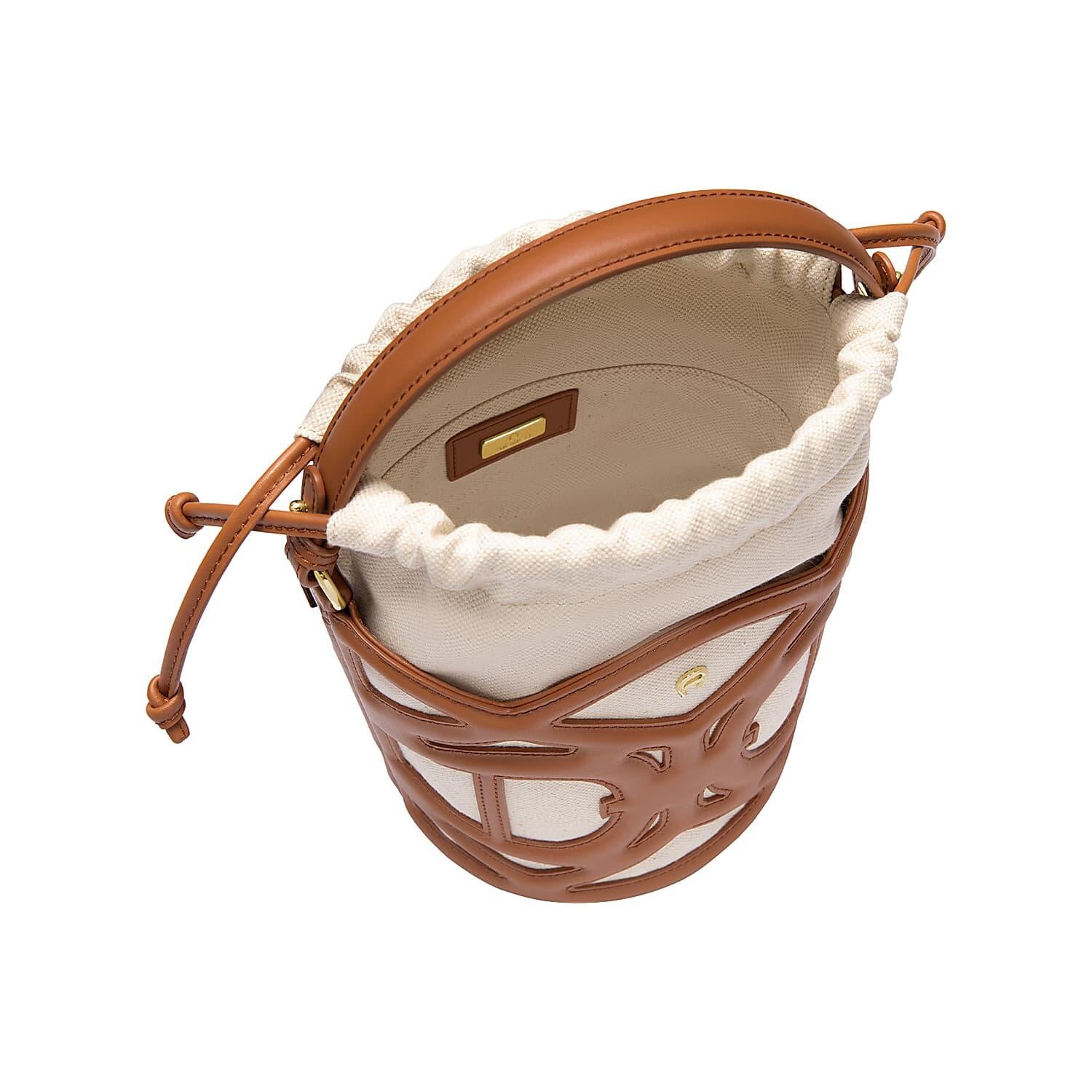 Beuteltasche AZZURRA S - 0035-COGNAC BROWN - Braun