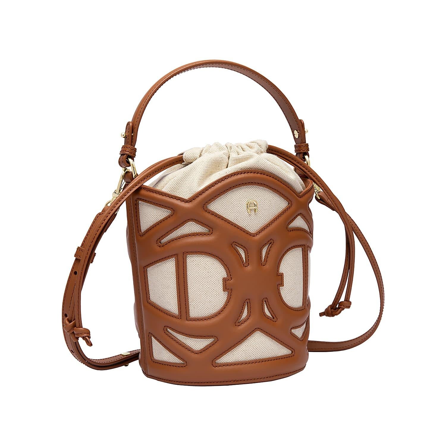 Beuteltasche AZZURRA S - 0035-COGNAC BROWN - Braun