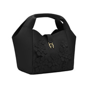 Beuteltasche ZAIRA BLOSSOM S - 0002-BLACK - Schwarz