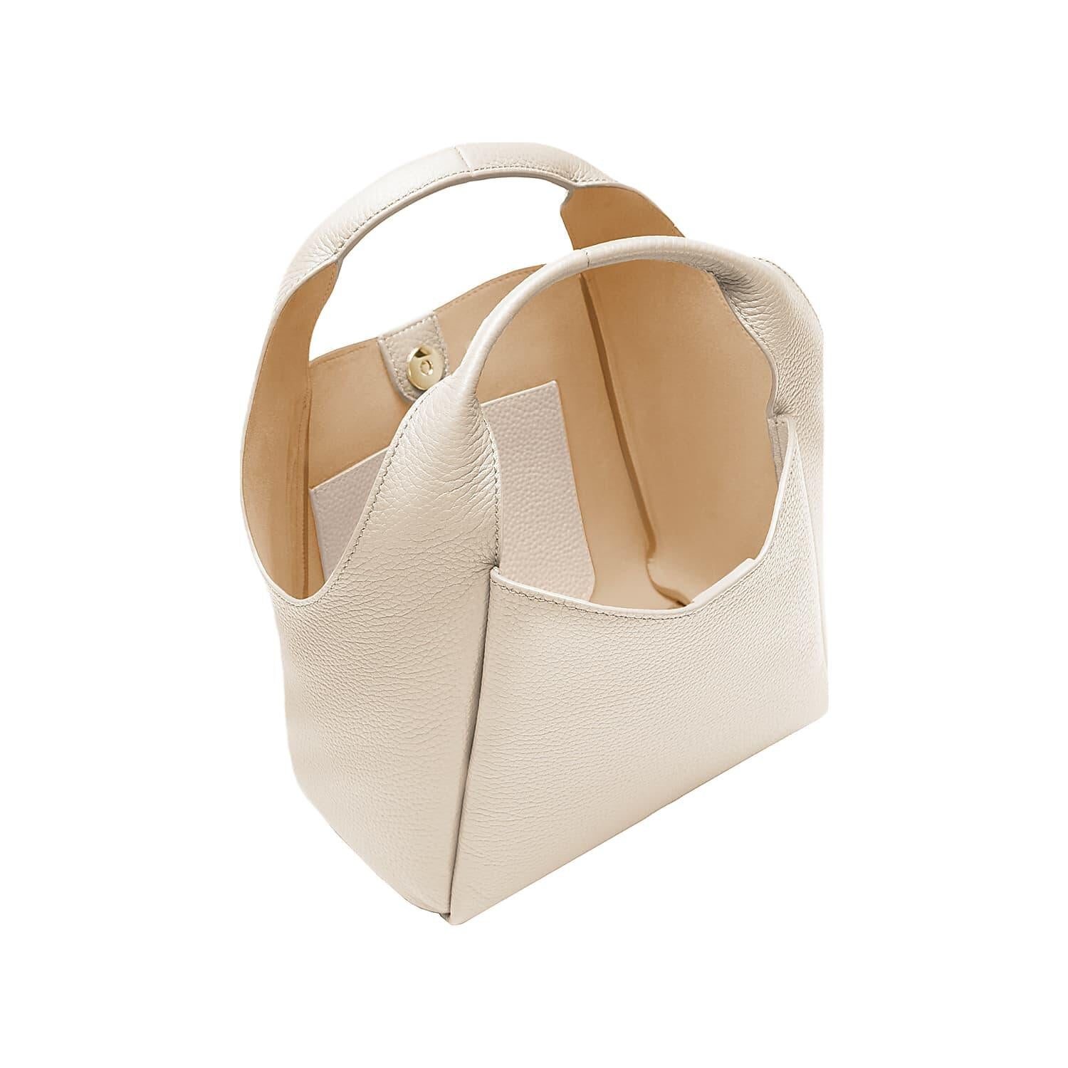 Beuteltasche ZAIRA S - 0111-MACADAMIA WHITE - Creme