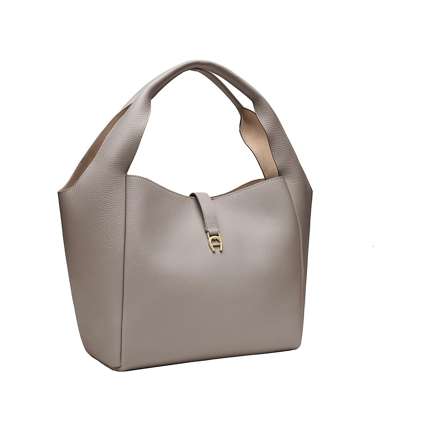 Beuteltasche ZAIRA M - 0072-TAUPE - Grau