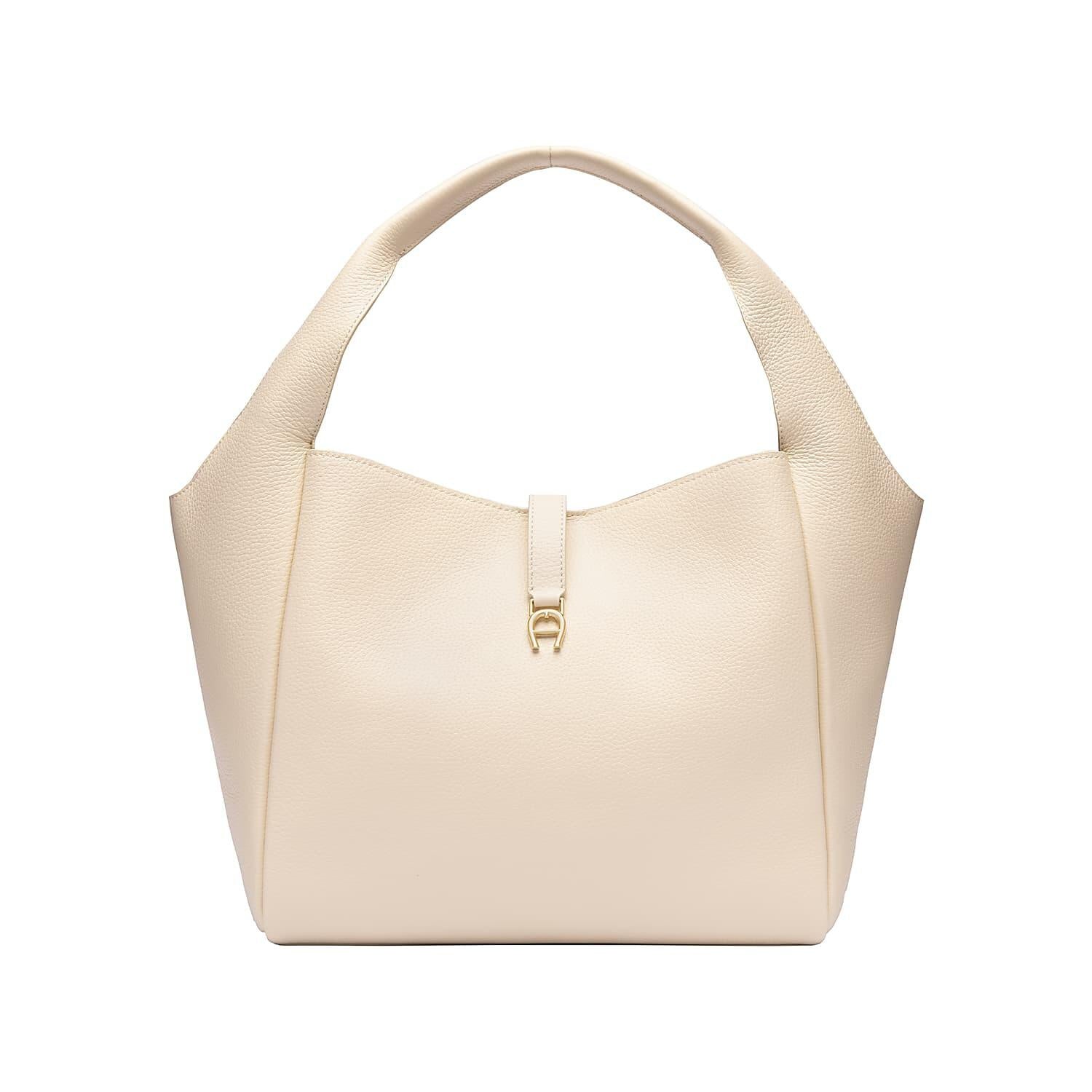 Beuteltasche ZAIRA M - 0111-MACADAMIA WHITE - Creme