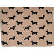 Wohndecke WE LOVE DOGS - 93 - Schwarz