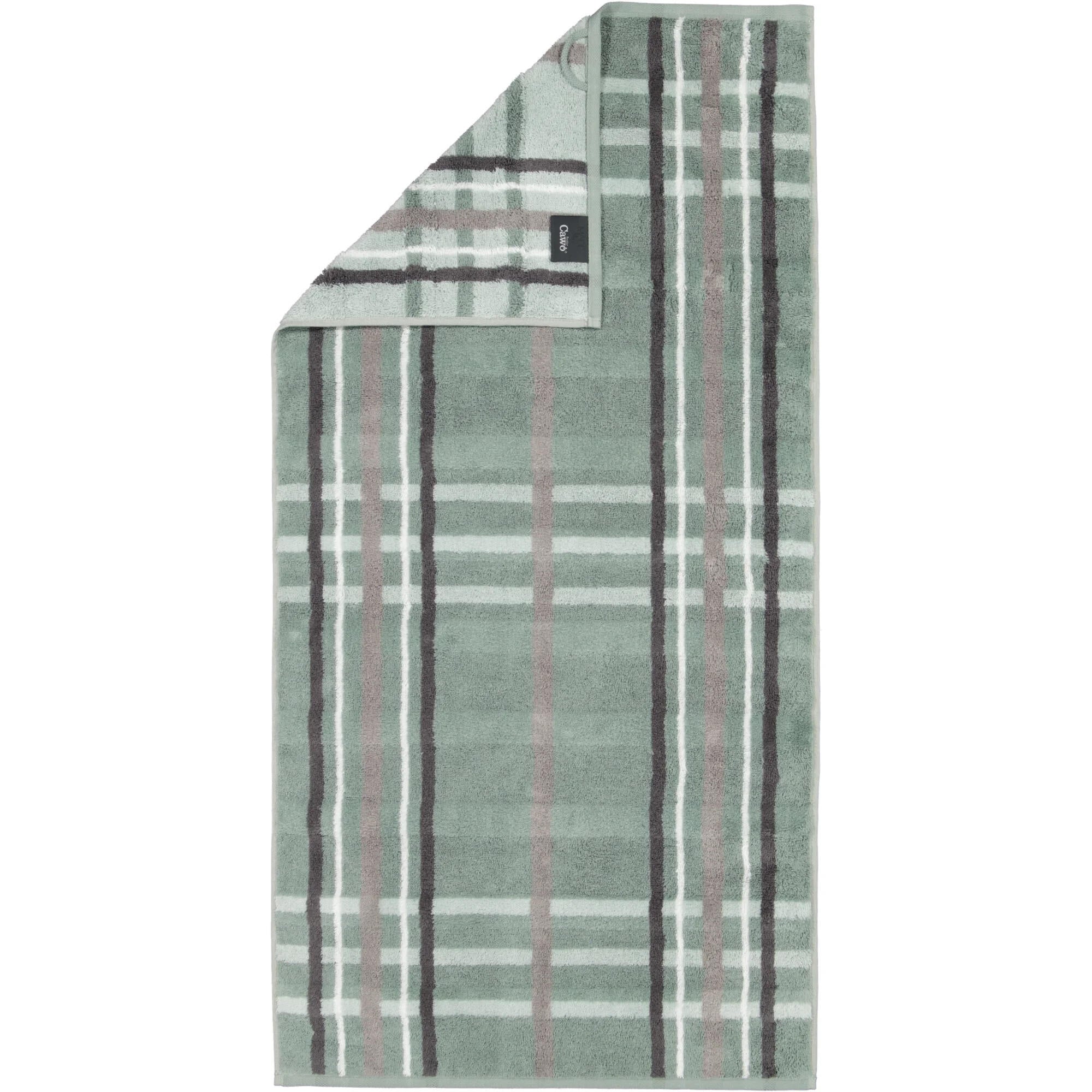 Handtuch NOBLESSE CHECK 50x100 - 44 - Grün