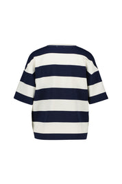 T-Shirt NEWPORT aus Modalmix - 1200-navy - Blau