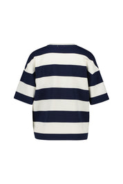 T-Shirt NEWPORT aus Modalmix - 1200-navy - Blau