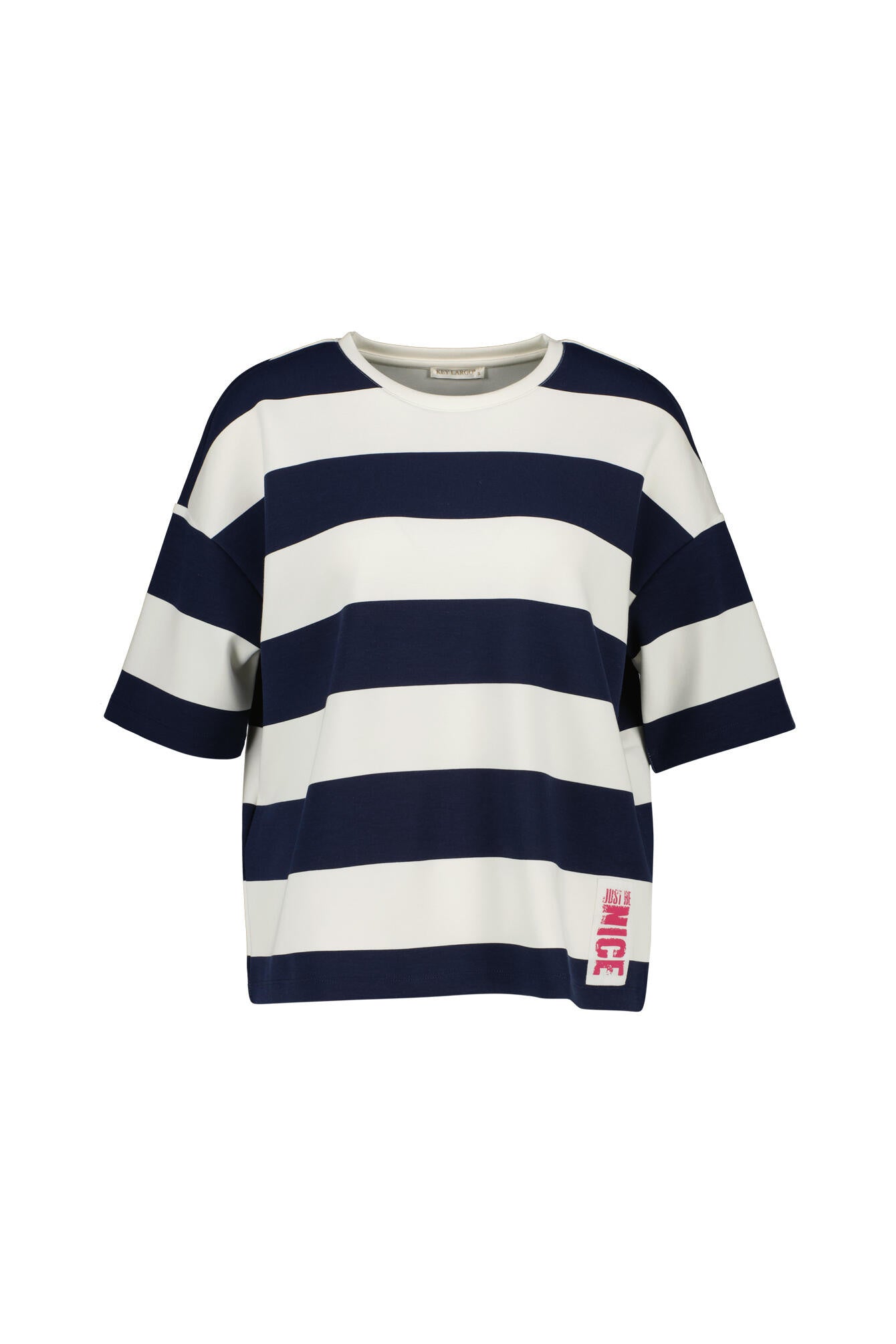 T-Shirt NEWPORT aus Modalmix - 1200-navy - Blau