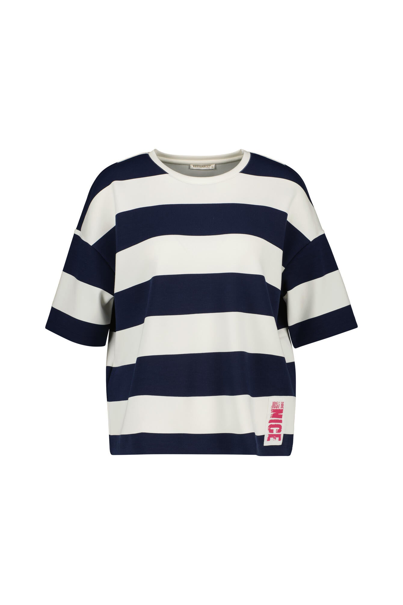T-Shirt NEWPORT aus Modalmix - 1200-navy - Blau