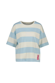 T-Shirt NEWPORT aus Modalmix - 1216-light blue - Blau