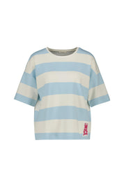 T-Shirt NEWPORT aus Modalmix - 1216-light blue - Blau