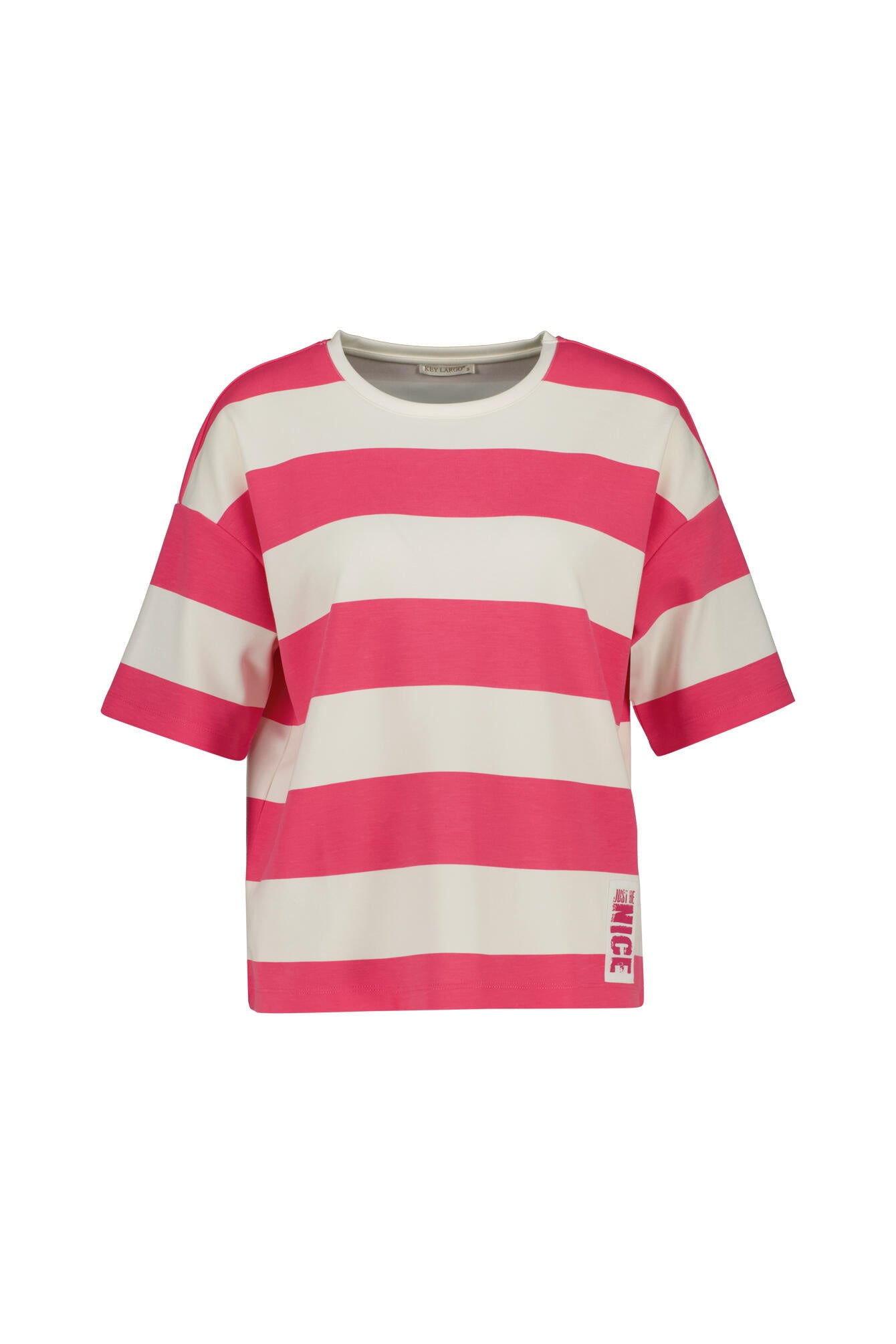 T-Shirt NEWPORT aus Modalmix - 1321-pink - Pink