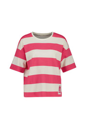 T-Shirt NEWPORT aus Modalmix - 1321-pink - Pink