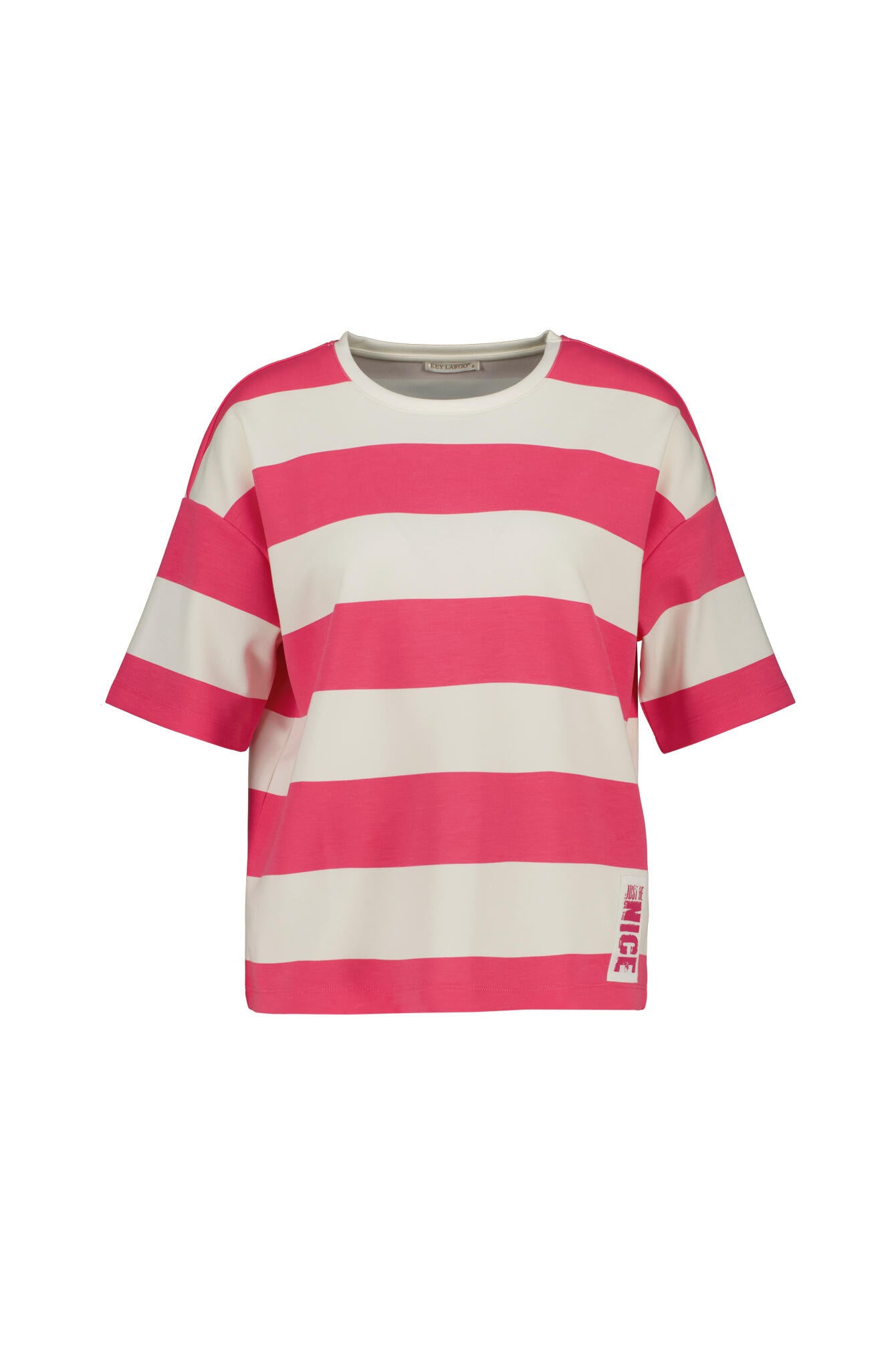 T-Shirt NEWPORT aus Modalmix - 1321-pink - Pink
