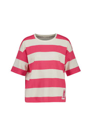 T-Shirt NEWPORT aus Modalmix - 1321-pink - Pink