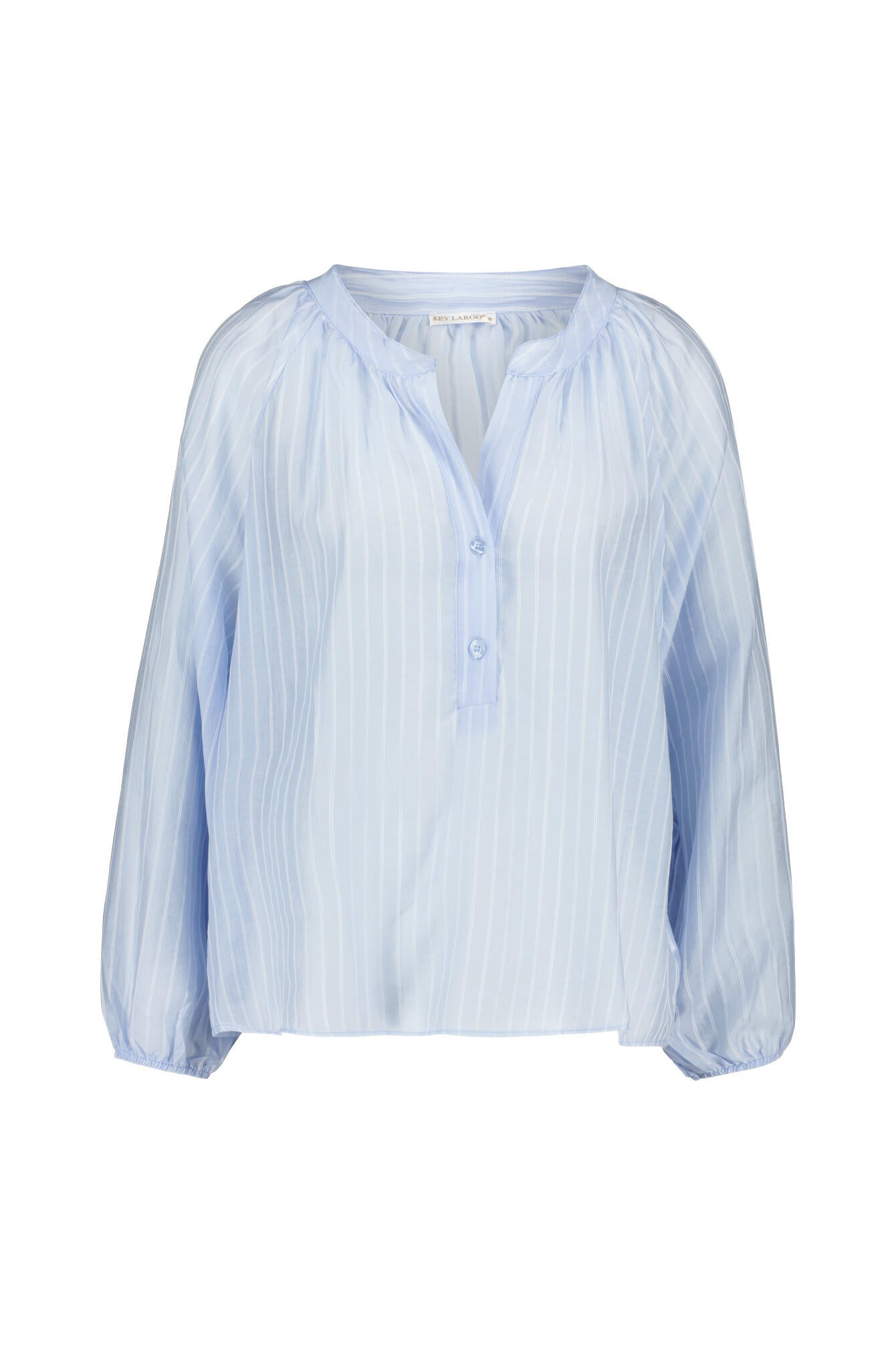 Schlupfbluse LENA aus Lyocellmix - 1216-light blue - Blau