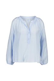 Schlupfbluse LENA aus Lyocellmix - 1216-light blue - Blau