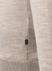 Strickpullover aus Merinowolle - 148 - Beige
