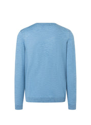 Strickpullover aus Merinowolle - 308 - Blau
